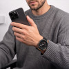 Tech-Protect Nylon Clasp Uhrenarmband für Samsung Galaxy Watch 8 / 9 / Classic 40 / 44 / 46 mm, Schwarz
