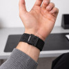 Tech-Protect Nylon Clasp Uhrenarmband für Samsung Galaxy Watch 8 / 9 / Classic 40 / 44 / 46 mm, Schwarz