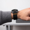 Tech-Protect Nylon Clasp Uhrenarmband für Samsung Galaxy Watch 8 / 9 / Classic 40 / 44 / 46 mm, Schwarz