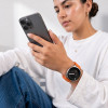 Tech-Protect Nylon Clasp Uhrenarmband für Samsung Galaxy Watch 8 / 9 / Classic 40 / 44 / 46 mm, Orange