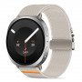 Tech-Protect Nylon Clasp Uhrenarmband für Samsung Galaxy Watch 8 / 9 / Classic 40 / 44 / 46 mm, Starlight
