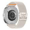 Tech-Protect Nylon Clasp Uhrenarmband für Samsung Galaxy Watch 8 / 9 / Classic 40 / 44 / 46 mm, Starlight