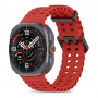 Tech-Protect Iconband Pro Uhrenarmband für Samsung Galaxy Watch Ultra 1 / 2 2024-2026 47 mm, Karmesinrot
