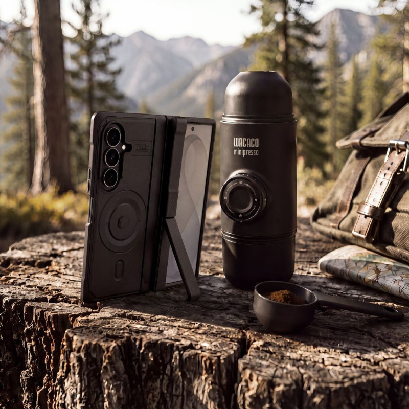 Tech-Protect Kevlar Pro MagSafe Hülle für Samsung Galaxy Z Fold 8 Ultra, schwarz