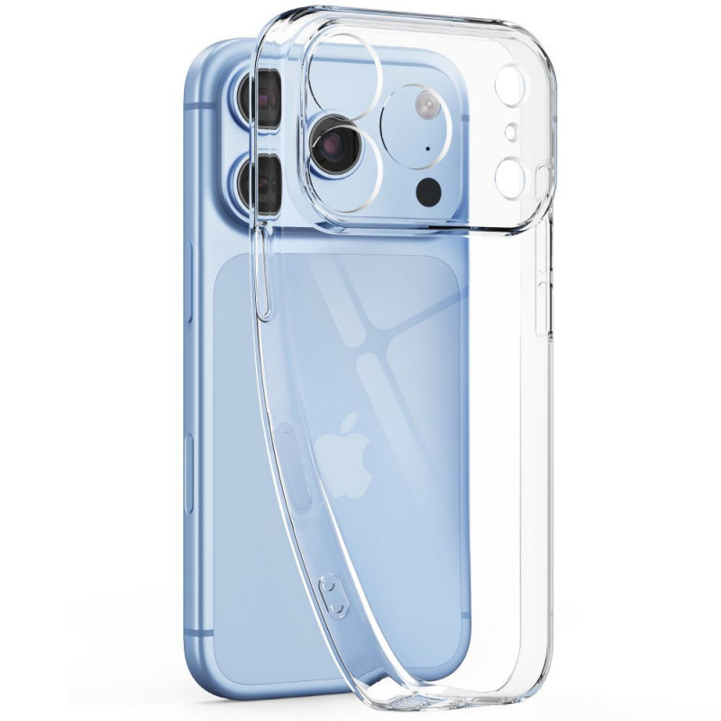 Tech-Protect FlexAir + Glass Hülle mit Schutzglas (2 Stk.) für Apple iPhone 17 Pro / 18 Pro, transparent