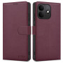 Tech-Protect Wallet Hülle für Xiaomi Redmi Note 17 Pro 5G, burgunderrot