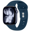 Tech-Protect Silicone Armband für Apple Watch 8/9/10/11/12/SE 40/41/42 mm, marineblau