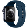 Tech-Protect Silicone Armband für Apple Watch 8/9/10/11/12/SE 40/41/42 mm, marineblau