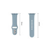 Tech-Protect Silicone Armband für Apple Watch 8/9/10/11/12/SE 40/41/42 mm, blau