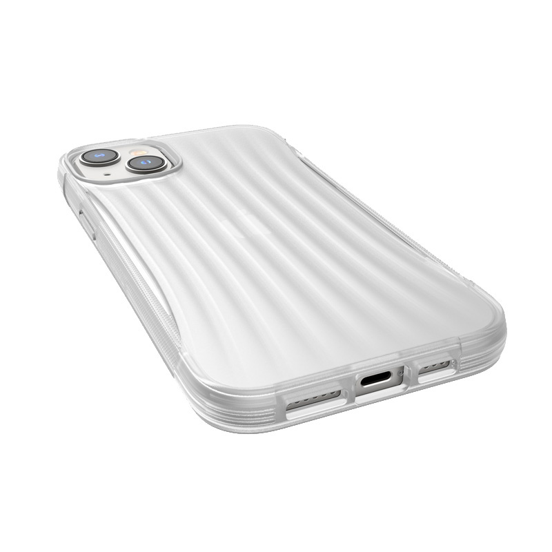 X-Doria Raptic Clutch Hülle für Apple iPhone 14 Plus / 15 Plus, transparent