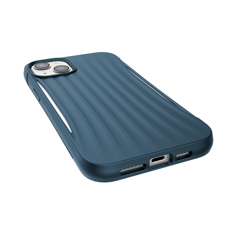 X-Doria Raptic Clutch Hülle für Apple iPhone 14 Plus / 15 Plus, blau