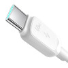 Joyroom S-A14 Multi-Color Series USB-C - USB-C Kabel, 60 W, 480 Mbps, 1,2 m, weiß (S-CC100A141W)