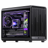 Jonsbo D33 STD PC-Gehäuse, Mini-Gehäuse, mATX, Tempered Glass, schwarz (D33 STD BLACK)