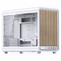 Jonsbo D33 Wood PC-Gehäuse, Mini-Gehäuse, mATX, Tempered Glass, weiß, Holz (D33 WD/WHITE)