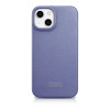 iCarer CE Premium Leather Folio Case Lederhülle für Apple iPhone 14 Plus / 15 Plus, MagSafe, hellviolett (ICR413)