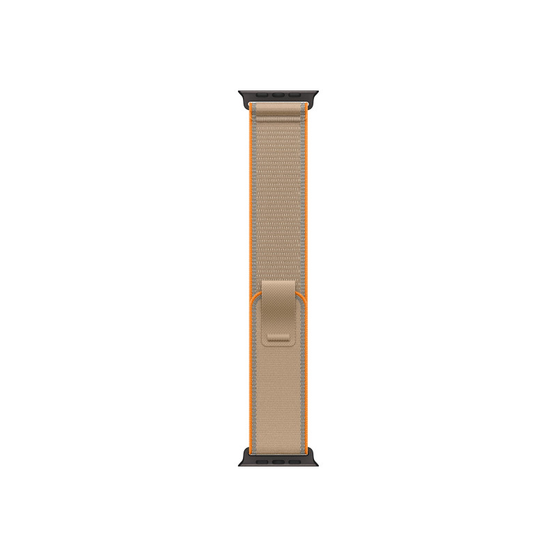 Apple Trail Loop Smartwatch-Armband 49 mm, Sand, M/L, Titan schwarz, MKAJ4ZM/A