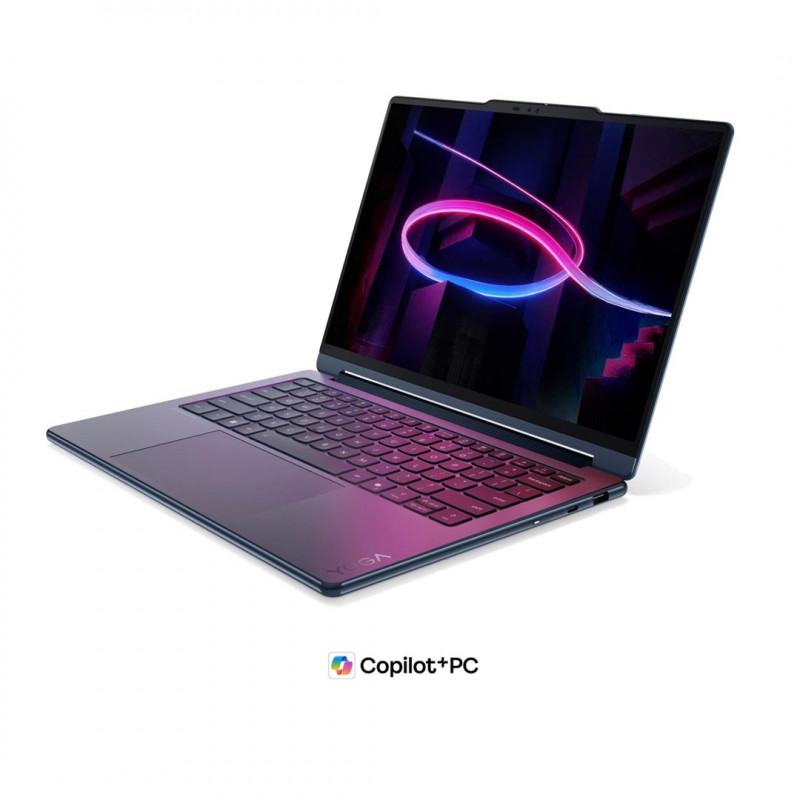 Lenovo Yoga 9i 2-in-1 Aura Edition 14IPH11 83SE001XPB Notebook, 14" 2,8K OLED Touchscreen, Intel Core Ultra 7 355, 32 GB RAM, 512 GB SSD, blau