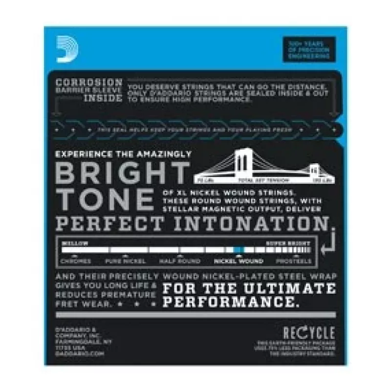 Daddario D'Addario EXL120 Super Light Saiten für E-Gitarre, 9-42