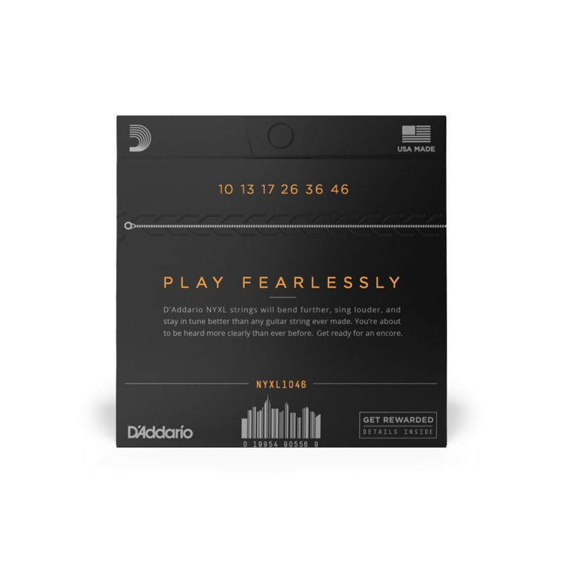 Daddario D'Addario NYXL1046 Saiten für E-Gitarre, 10–46