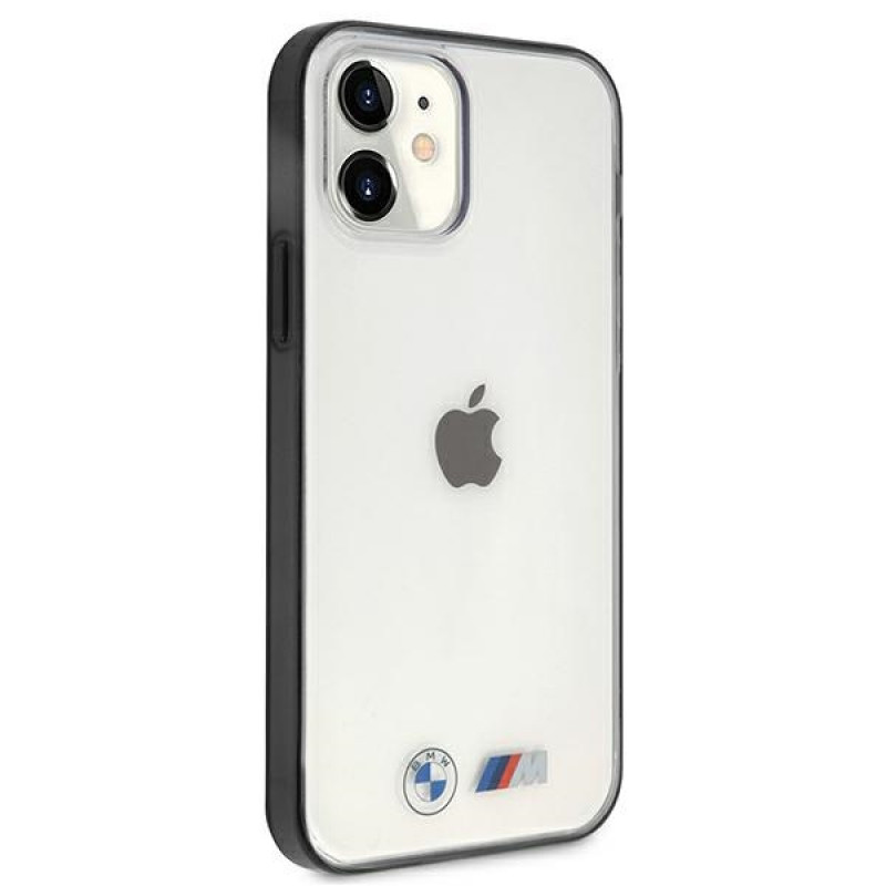 BMW BMHCP12SMBTOK Sandblast Hardcase für Apple iPhone 12 mini, transparent