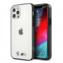 BMW BMHCP12LMBTOK Sandblast Hardcase für Apple iPhone 12 Pro Max, transparent