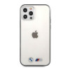 BMW BMHCP12LMBTOK Sandblast Hardcase für Apple iPhone 12 Pro Max, transparent