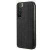 BMW BMBKS22MTRTBK Bookcase-Hülle für Samsung Galaxy S22+, M Collection Triangles, schwarz
