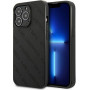 Karl Lagerfeld KLHCP13LPTLK Hardcase-Hülle für Apple iPhone 13 Pro, Perforated Allover, schwarz