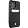 BMW BMHCP14X22RSEPK Hülle für iPhone 14 Pro Max, schwarz, Leather Card Slot