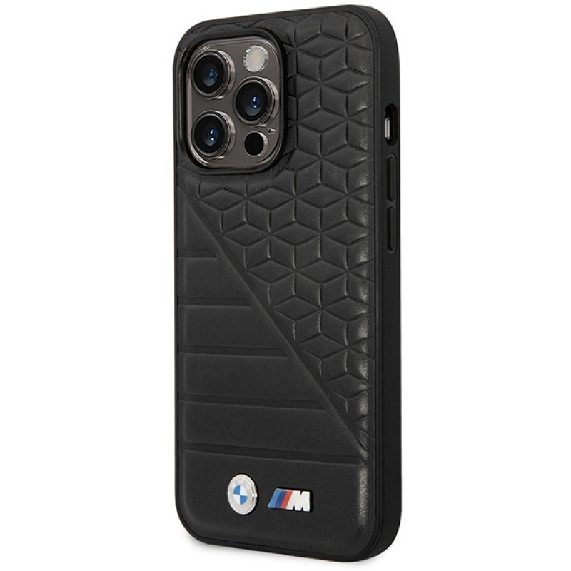 BMW BMHCP14L22PMGK Hülle für iPhone 14 Pro, schwarz, Bi Pattern