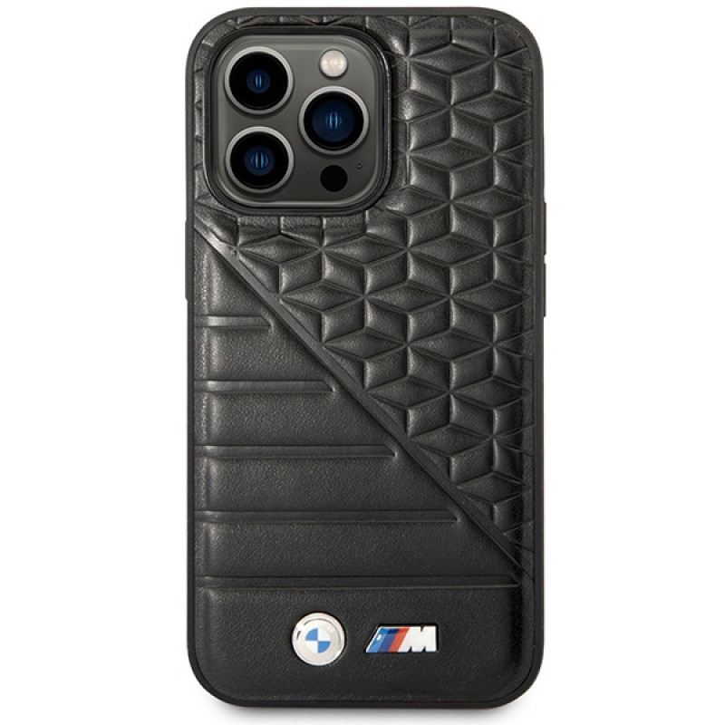 BMW BMHCP14L22PMGK Hülle für iPhone 14 Pro, schwarz, Bi Pattern
