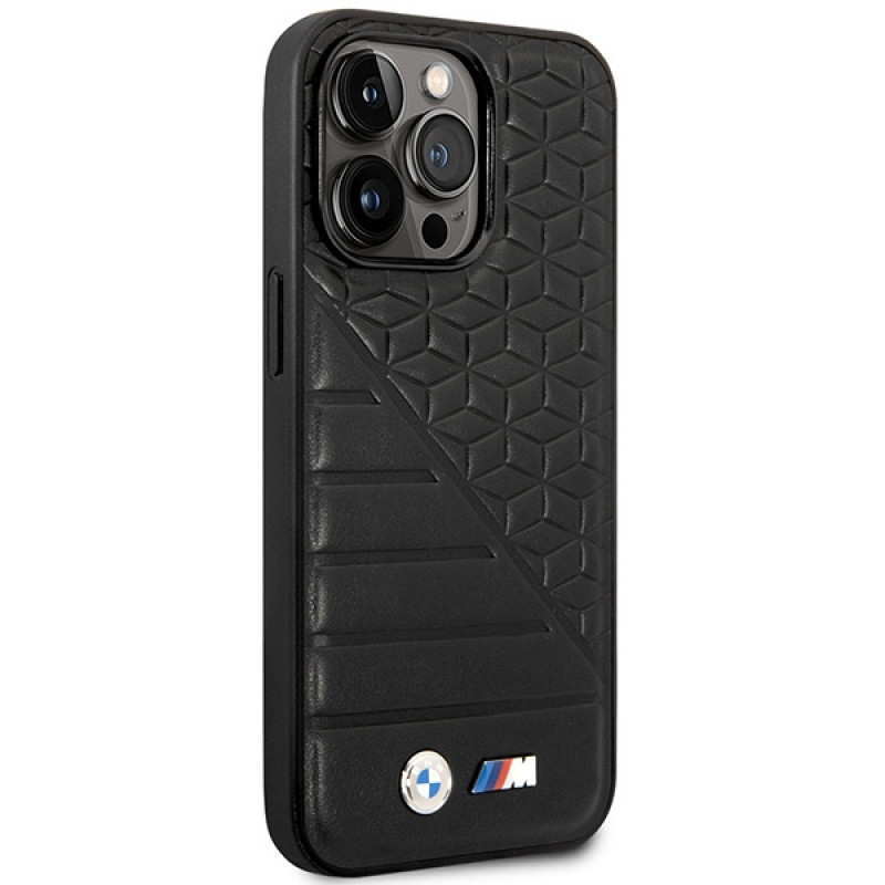 BMW BMHCP14L22PMGK Hülle für iPhone 14 Pro, schwarz, Bi Pattern