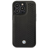 BMW BMHMP14X22RFGK Leather Diamond Pattern MagSafe Hülle für Apple iPhone 14 Pro Max 6,7″, schwarz