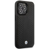 BMW BMHMP14X22RFGK Leather Diamond Pattern MagSafe Hülle für Apple iPhone 14 Pro Max 6,7″, schwarz