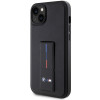 BMW BMHCP14M22GSLK Grip Stand Hot Stamp Hardcase-Hülle für Apple iPhone 14 Plus / 15 Plus, schwarz