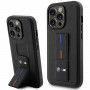 BMW BMHCP14X22GSLK Grip Stand Hot Stamp Hardcase-Hülle für Apple iPhone 14 Pro Max, schwarz