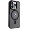 BMW BMHMP14XDSLK Signature MagSafe Hardcase-Hülle für Apple iPhone 14 Pro Max, schwarz