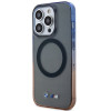 BMW BMHMP14LHTGE Gradient Bumper MagSafe Hardcase-Hülle für Apple iPhone 14 Pro, grau