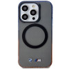 BMW BMHMP14LHTGE Gradient Bumper MagSafe Hardcase-Hülle für Apple iPhone 14 Pro, grau