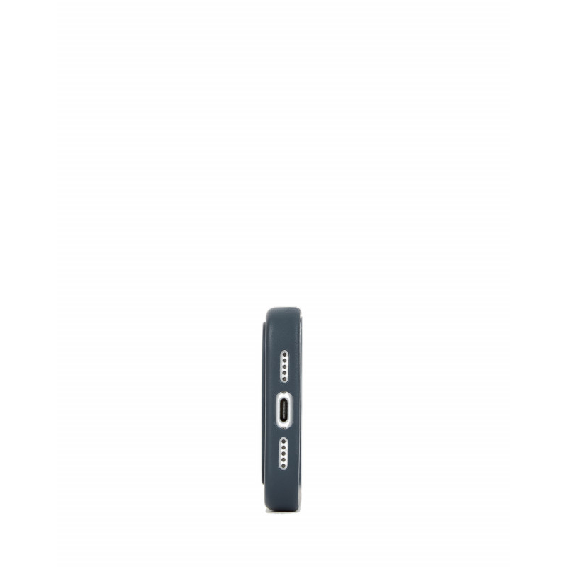 Mujjo Troubadour Lederhülle für Apple iPhone 18 Pro / 17 Pro, MagSafe, Basalt
