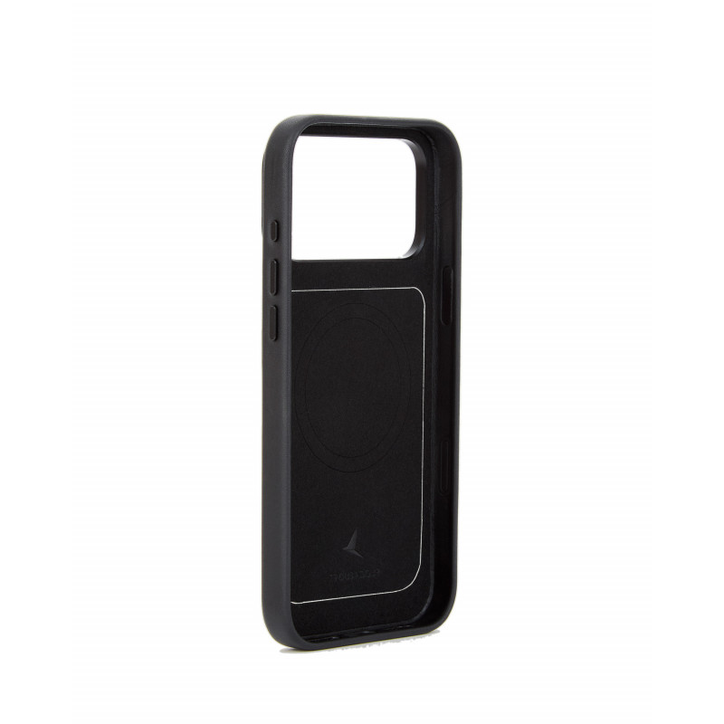 Mujjo Troubadour Modular Leather Case Lederhülle für Apple iPhone 18 Pro Max / 17 Pro Max, MagSafe, schwarz