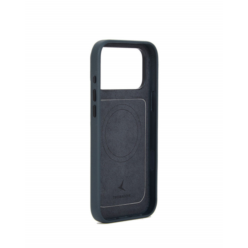 Mujjo Troubadour Modular Leather Case Lederhülle für Apple iPhone 18 Pro Max / 17 Pro Max, MagSafe, Basalt