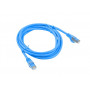 Lanberg PCF6-10CC-0050-B Cat6 F/UTP Patchkabel, 0,5 m, blau