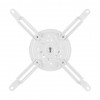 Maclean MC-200 W Deckenhalterung für Projektoren, Stahl, 54–320 mm, bis 13,5 kg, weiß