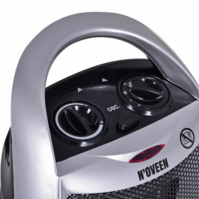 Noveen PTC09 Keramik-Heizlüfter, 1500 W, grau