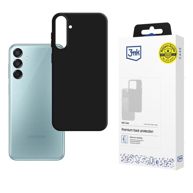 3MK Matt Case Hülle für Samsung Galaxy M16 5G, schwarz