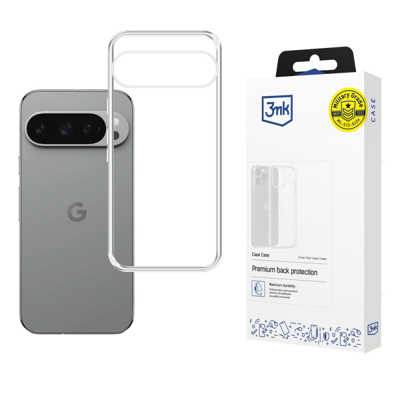 3MK Clear Case Handyhülle für Google Pixel 10 / Pixel 10 Pro, transparent
