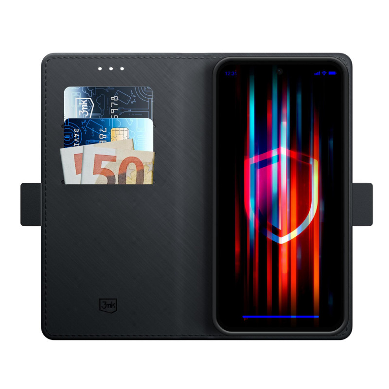 3MK Wallet Case Wallet-Hülle für Xiaomi 15 Ultra, schwarz