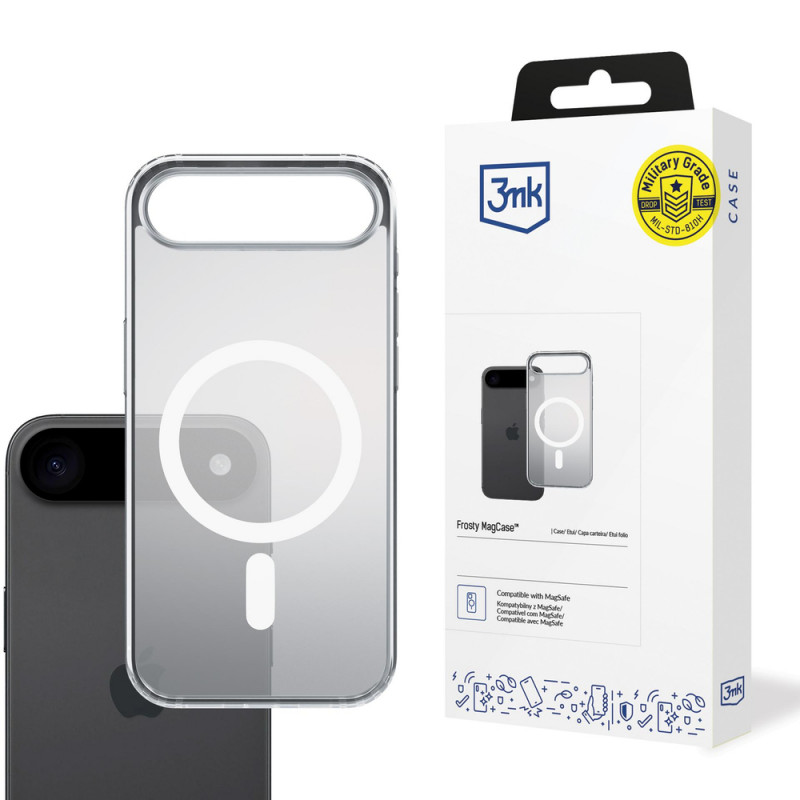 3MK Frosty MagCase Hülle für Apple iPhone Air, weiß
