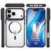 3mk Satin Armor MagCase Hülle für Apple iPhone 17 Pro Max, transparent schwarz
